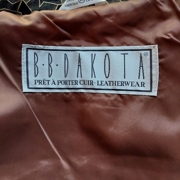 Vintage* B B Dakota Leather Jacket (Large) - Picture 13 of 16